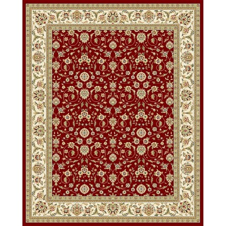 Safavieh Lyndhurst Large Rectangle Area Rug, Red and Ivory - 10 x 14 ft. LNH312A-10